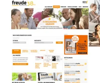 Freude38.de(Nach Familienanzeigen suchen) Screenshot