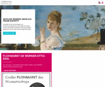 Freunde-Der-Kunsthalle.de(Freunde der Kunsthalle) Screenshot
