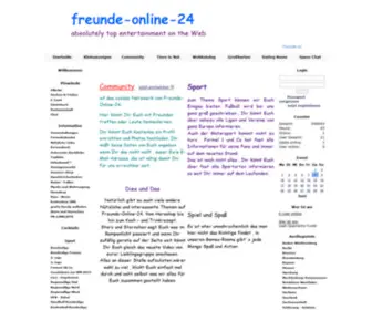 Freunde-Online-24.de(International Startseite) Screenshot
