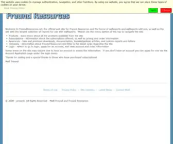 Freundresources.net(Freund Resources) Screenshot