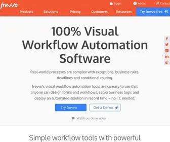 Frevvo.com(Workflow Automation Software) Screenshot