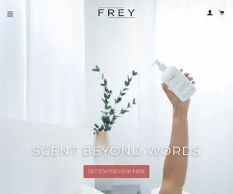 Frey.com(Clean, Eco Friendly & Aromatic Laundry) Screenshot