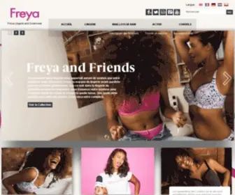 Freyalingerie.fr(Découvrez des designs tendances offrant un maintien parfait) Screenshot