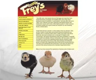 Freyshatchery.com(Frey's Hatchery) Screenshot