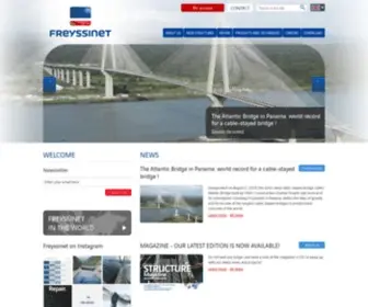 Freyssinet.com(Post tensioning) Screenshot