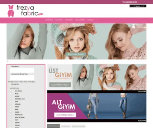 Frezyafabric.com(Frezya Fabric Kadın Giyim) Screenshot