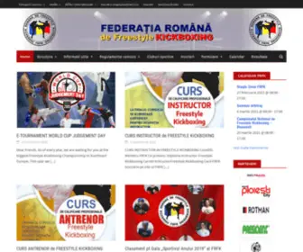 FRFK.ro(Federatia Romana de Freestyle Kickboxing) Screenshot