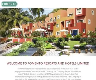 FRHL.in(Fomento Resorts and Hotels Limited) Screenshot