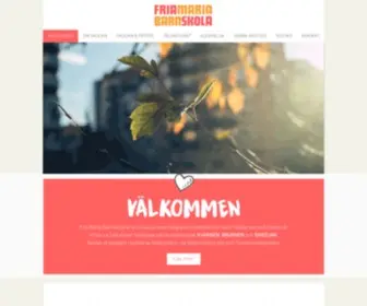 Friamaria.com(VÄLKOMMEN) Screenshot