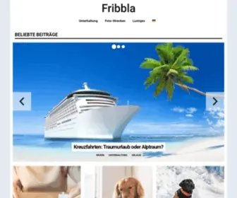 Fribbla.com(Entertainment & News) Screenshot