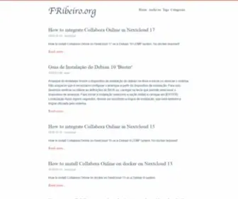 Fribeiro.org(Random thoughts) Screenshot