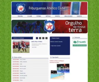 Friburguense.com.br(Friburguense Atlético Clube) Screenshot