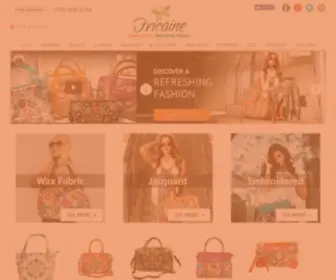 Fricaine.com(Affordable Exotic Luxury Bags) Screenshot