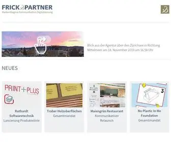 Frick-Partner.ch(Frick Partner Marketing Kommunikation Agentur) Screenshot