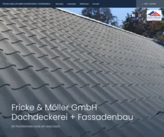 Fricke-Moeller.de(Fricke & Möller GmbH Dachdeckerei) Screenshot