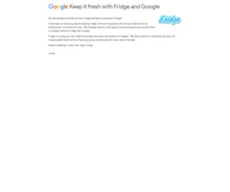 Frid.ge(Keep it fresh with Fridge and Google) Screenshot