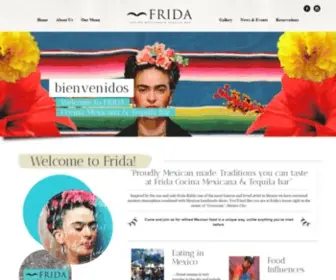 Frida.co.nz(Bienvenidos to Frida Cocina Mexicana and Tequila Bar a place with authentic Mexican flavors made entirely with genuine Mexican ingredients traditional culinary methods passed down through generations) Screenshot