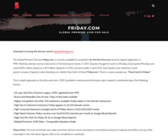 Friday.com(Defining Brands) Screenshot