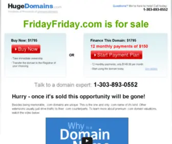 FridayFriday.com(FridayFriday) Screenshot
