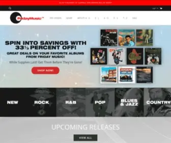 Fridaymusic.com(Shop the friday music official store) Screenshot