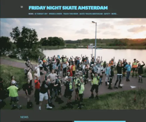 Fridaynightskate.com(Friday Night Skate Amsterdam) Screenshot