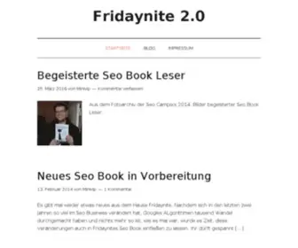 Fridaynite.de(Fridaynite 2.0) Screenshot