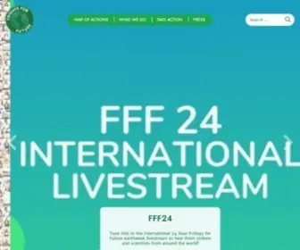 Fridaysforfuture.org(#FridaysForFuture) Screenshot