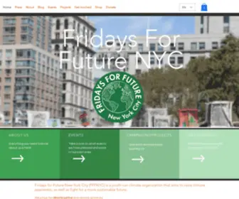 Fridaysforfuturenyc.com(Fridaysforfuturenyc) Screenshot