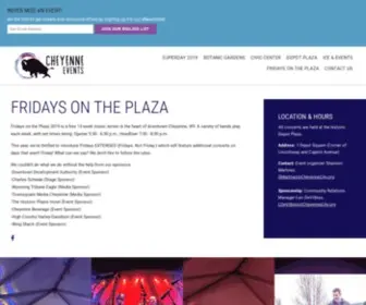 Fridaysontheplaza.com(Fridays on the Plaza) Screenshot