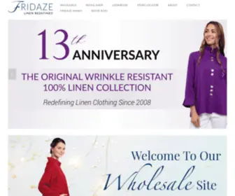 Fridazeclothing.com(The Original Wrinkle) Screenshot