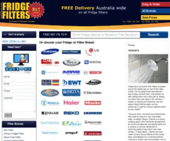 Fridgefilters.com.au(Fridge Filters Australia) Screenshot