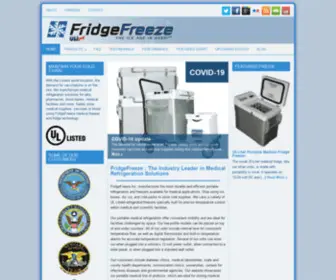 Fridgefreeze.com(FridgeFreeze portable and non) Screenshot