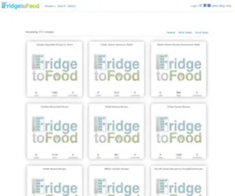 Fridgetofood.com(Fridgetofood) Screenshot