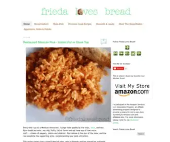 Friedalovesbread.com(Frieda Loves Bread) Screenshot