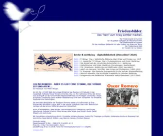 Friedensbilder.de(Frieden) Screenshot