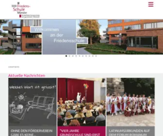 Friedensschule.de(Startseite) Screenshot