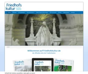 Friedhofskultur.de(Die) Screenshot