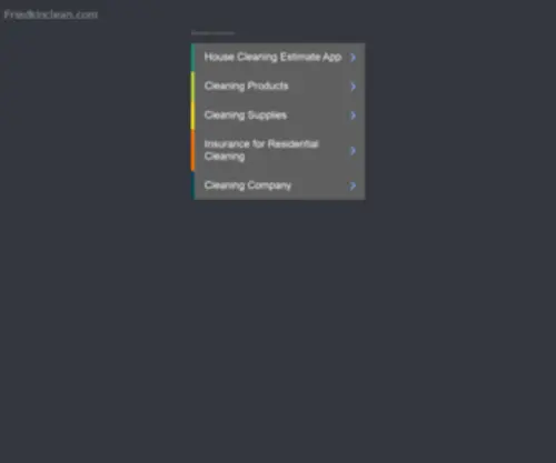 Friedkinclean.com(friedkinclean) Screenshot