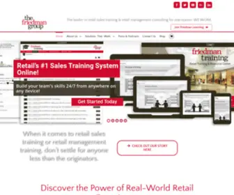 Friedman.com.au(Retail Consulting & Sales Training) Screenshot