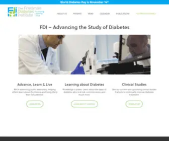 Friedmandiabetesinstitute.com(The Gerald J) Screenshot