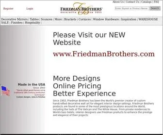 Friedmanmirrors.com(Antique Home Decor) Screenshot