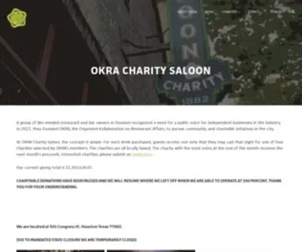 Friedokra.org(A bar that donates all its proceeds to charity) Screenshot