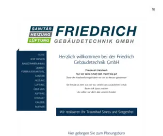 Friedrich-Gebaeudetechnik.ch(Friedrich Gebäudetechnik GmbH) Screenshot