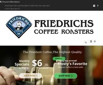 Friedrichscoffee.com(Friedrichs Coffee) Screenshot