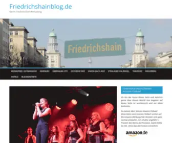 Friedrichshainblog.de(Neues aus dem Berliner Bezirk Friedrichshain) Screenshot