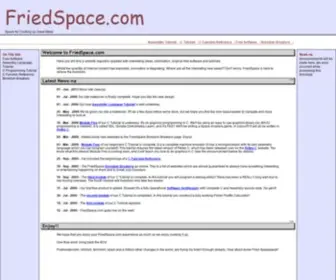 Friedspace.com(Just a private test site) Screenshot