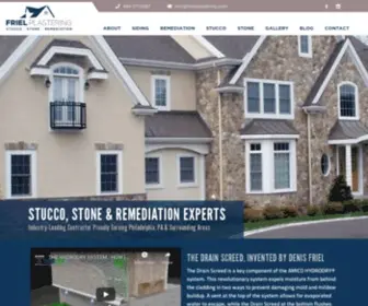 Frielplastering.com(Friel Plastering stucco contractor) Screenshot