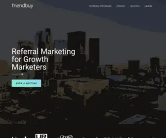 Friendbuy.com(Learn how Friendbuy) Screenshot