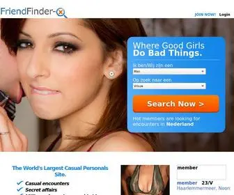 Friendfinder-X.com(The World's Largest Casual Personals Site) Screenshot
