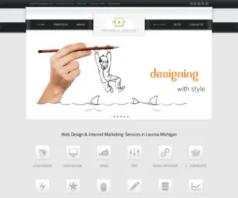 Friendlydesign.us(Friendly Design is a top Michigan Web Design Company in Livonia & Farmington Hills) Screenshot